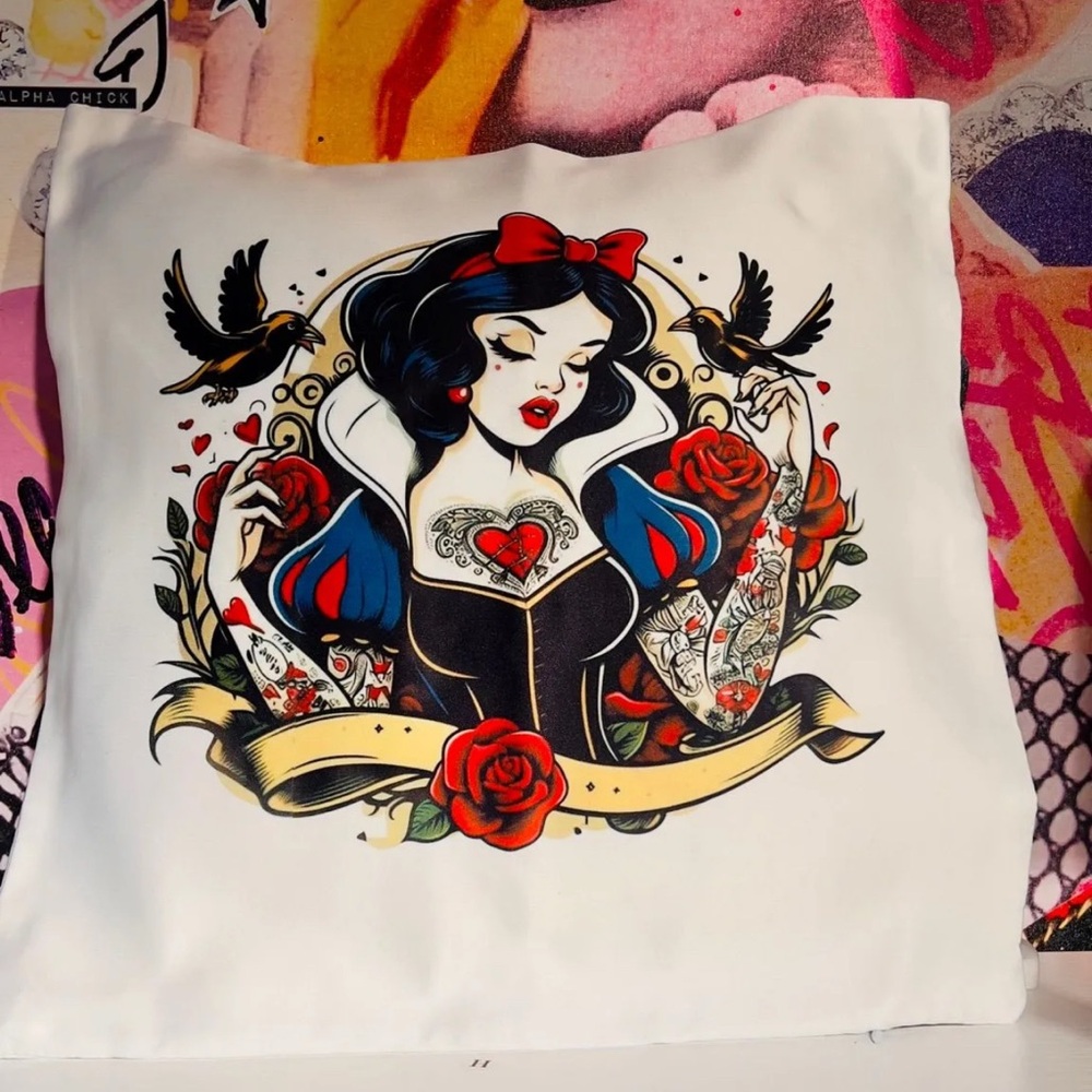 Boujee Handmade Tattoo Art Pillow